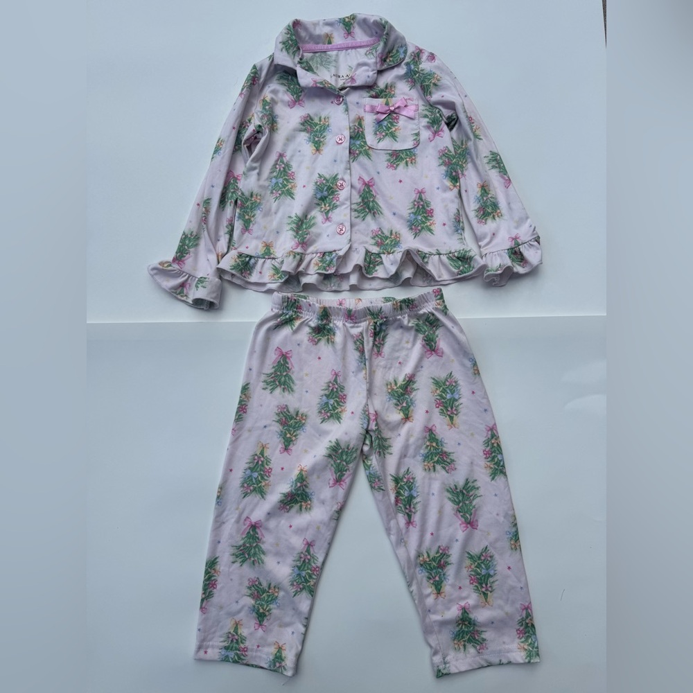 Laura Ashley Toddler Christmas Pajama Set